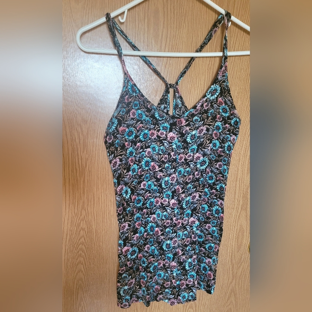 Flamingo Urban spaghetti racer back strap Romper